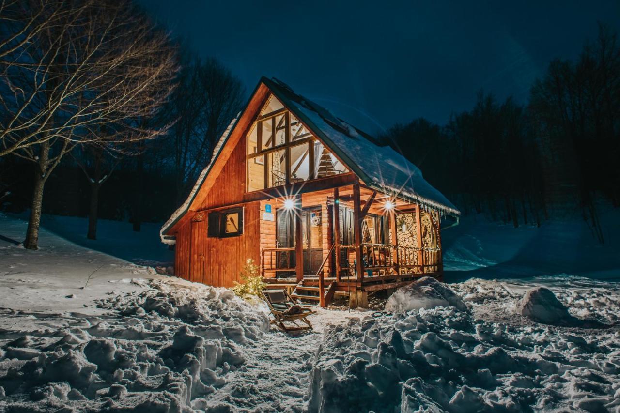 Koliba Sume Pjevaju - Robinzonski Smjestaj, Struja 12 V, Voda Iz Cisterne Chalet *