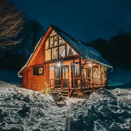 Koliba Sume Pjevaju - Robinzonski Smjestaj, Struja 12 V, Voda Iz Cisterne Mrkopalj Exterior photo